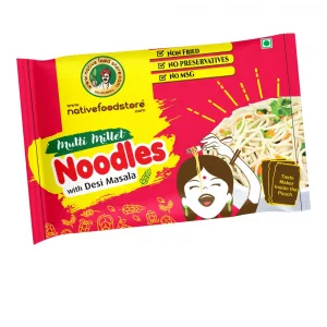 Multi Millet Hakka Noodles with Desi Masala