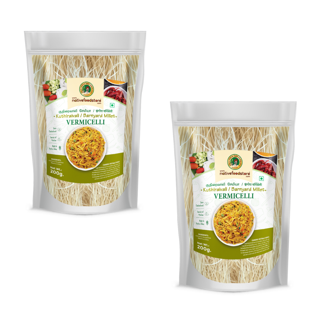 Millet Vermicelli-Combo Barnyard Millet Vermicelli(Sanwa/Jhangora