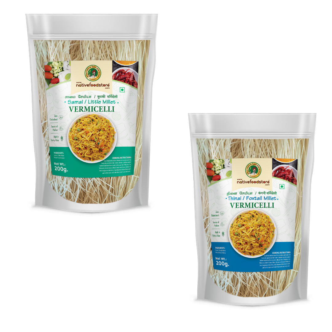 Millet Vermicelli-Combo Foxtail Millet Vermicelli(Kangni/Kakum